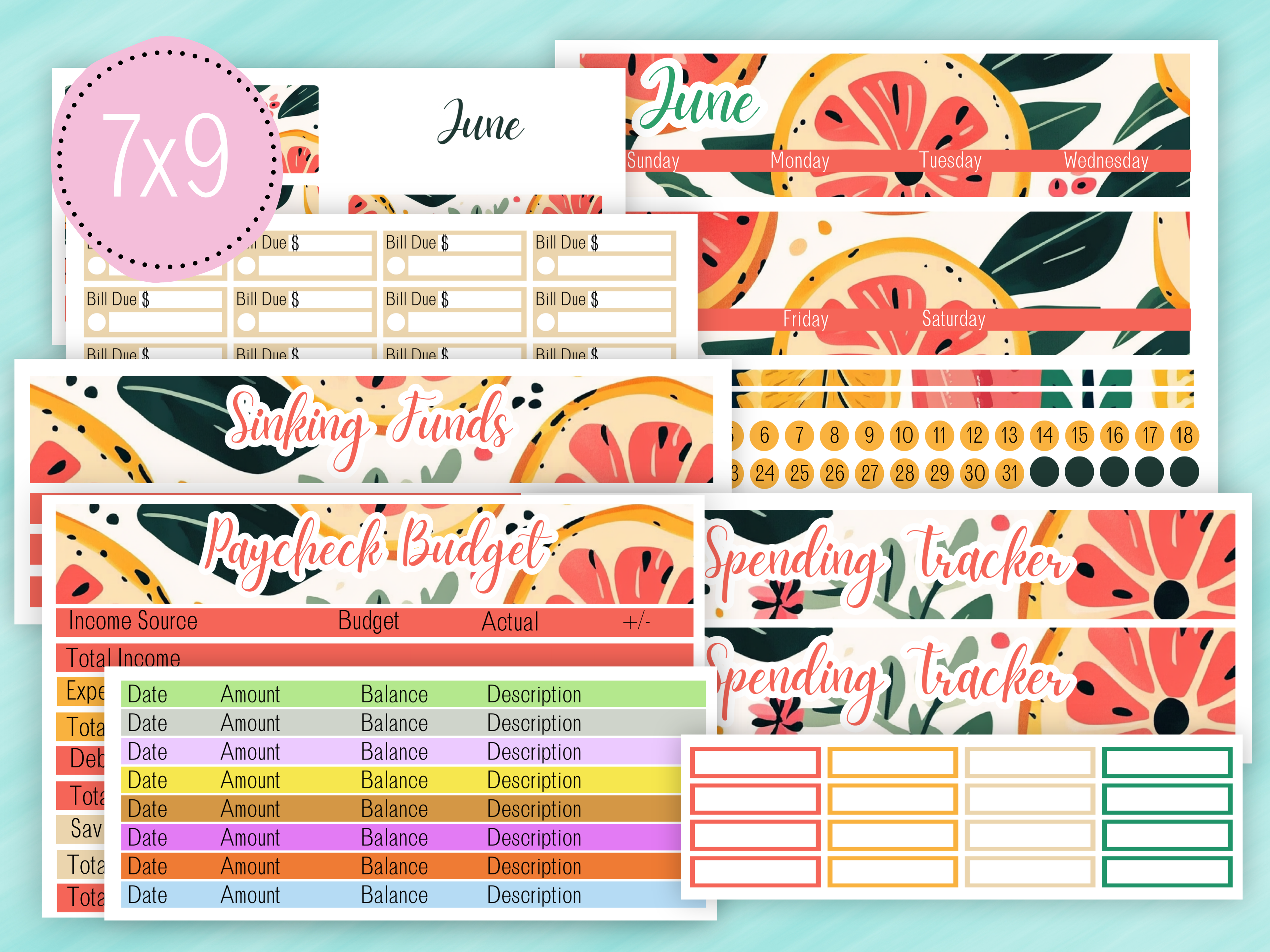 June Stickers