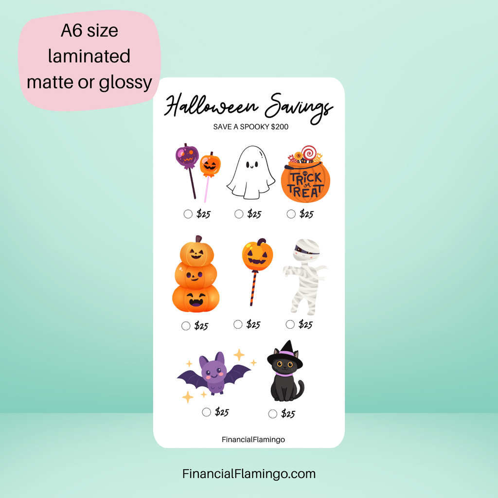 Halloween Savings Challenge