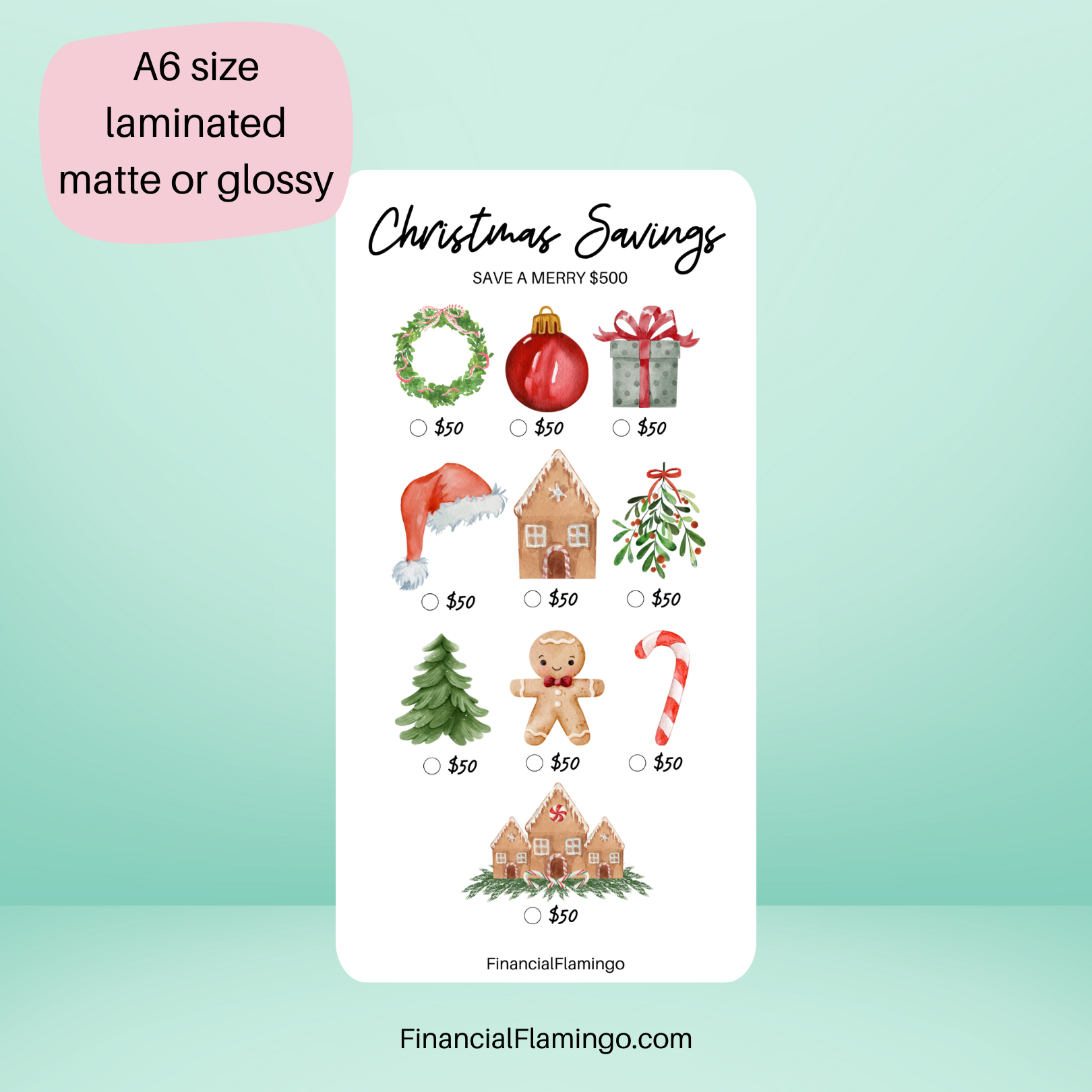 Merry Christmas Savings Challenge