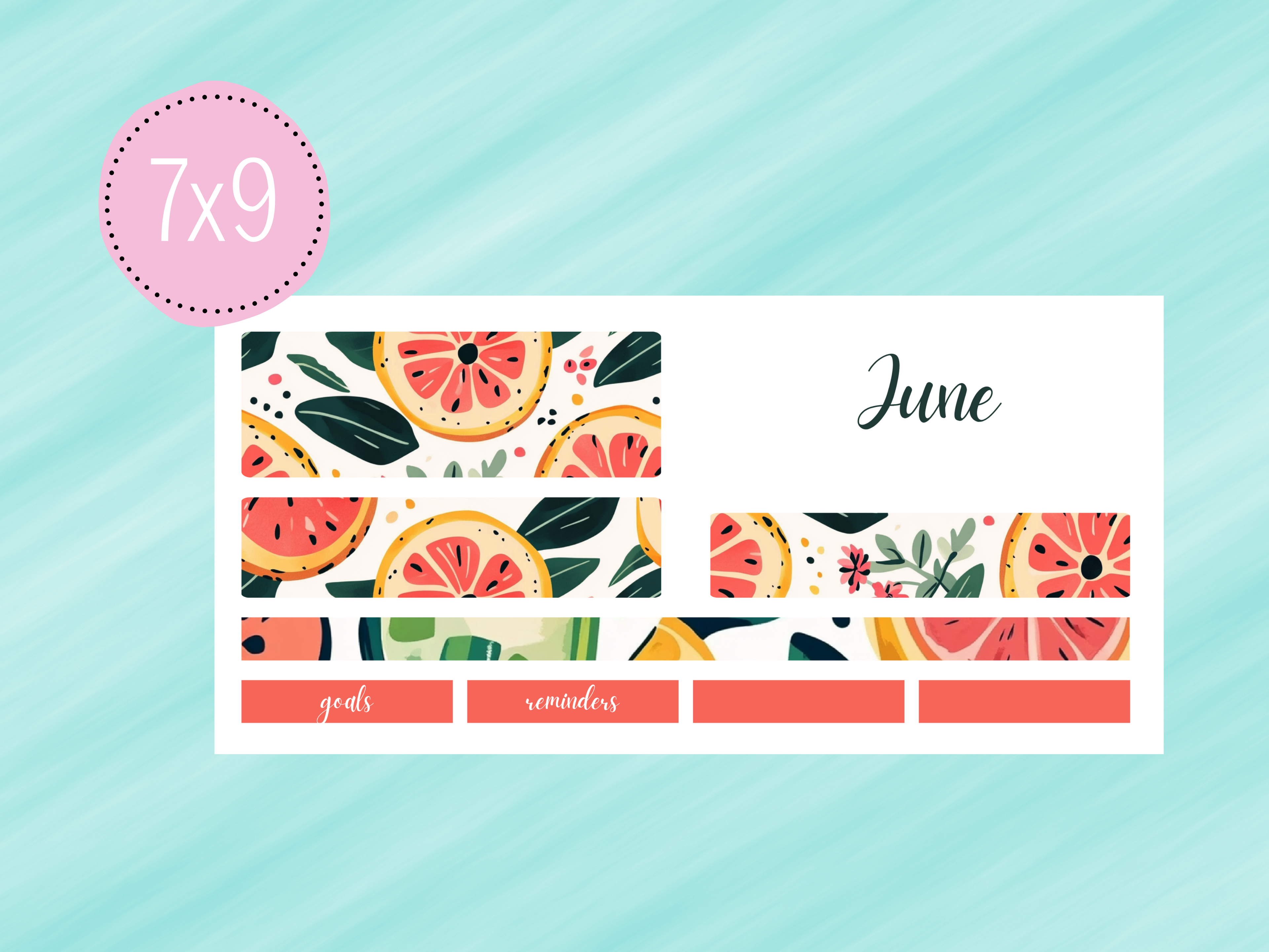 June Sticker #2 - Dashboard Deco