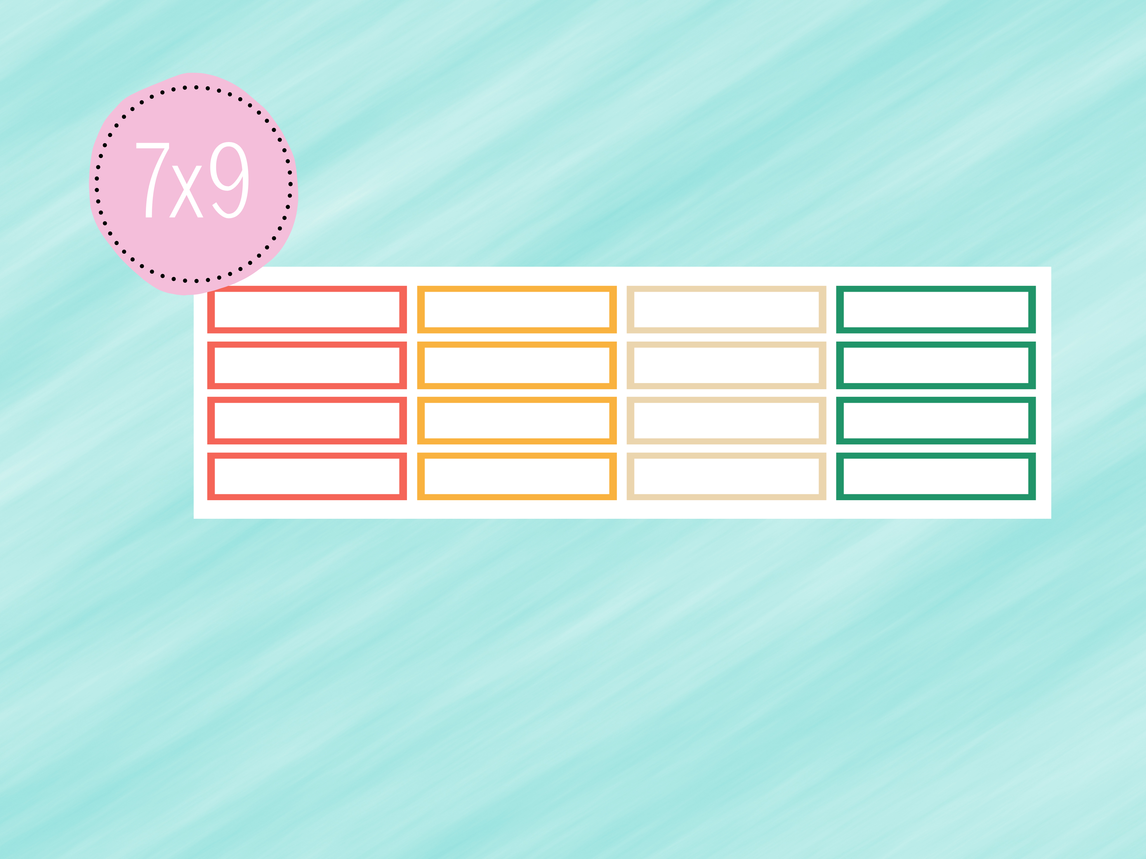 June Sticker #2 - Monthly Budget Kit