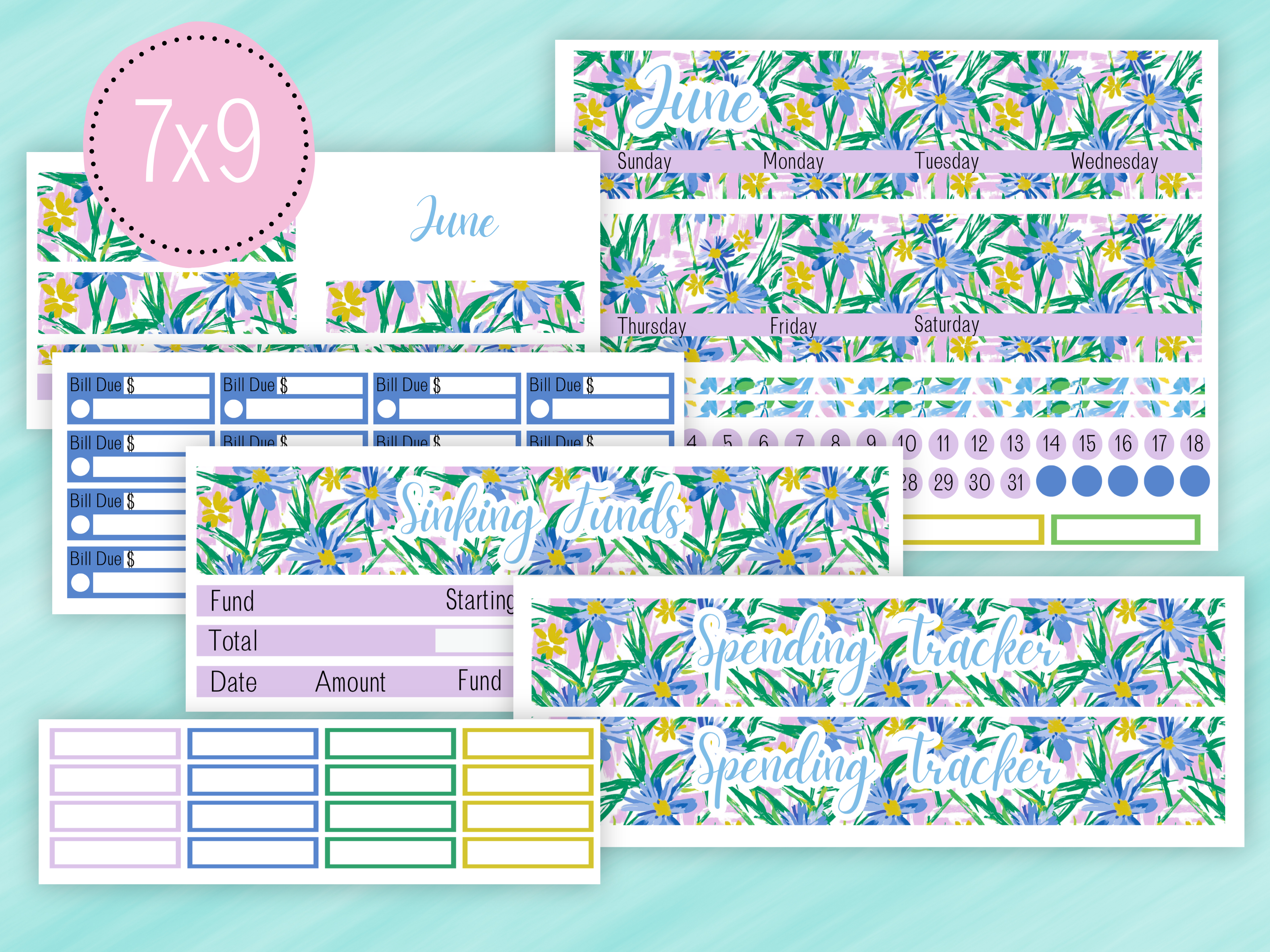 June Sticker #1 - Monthly Basics Kit