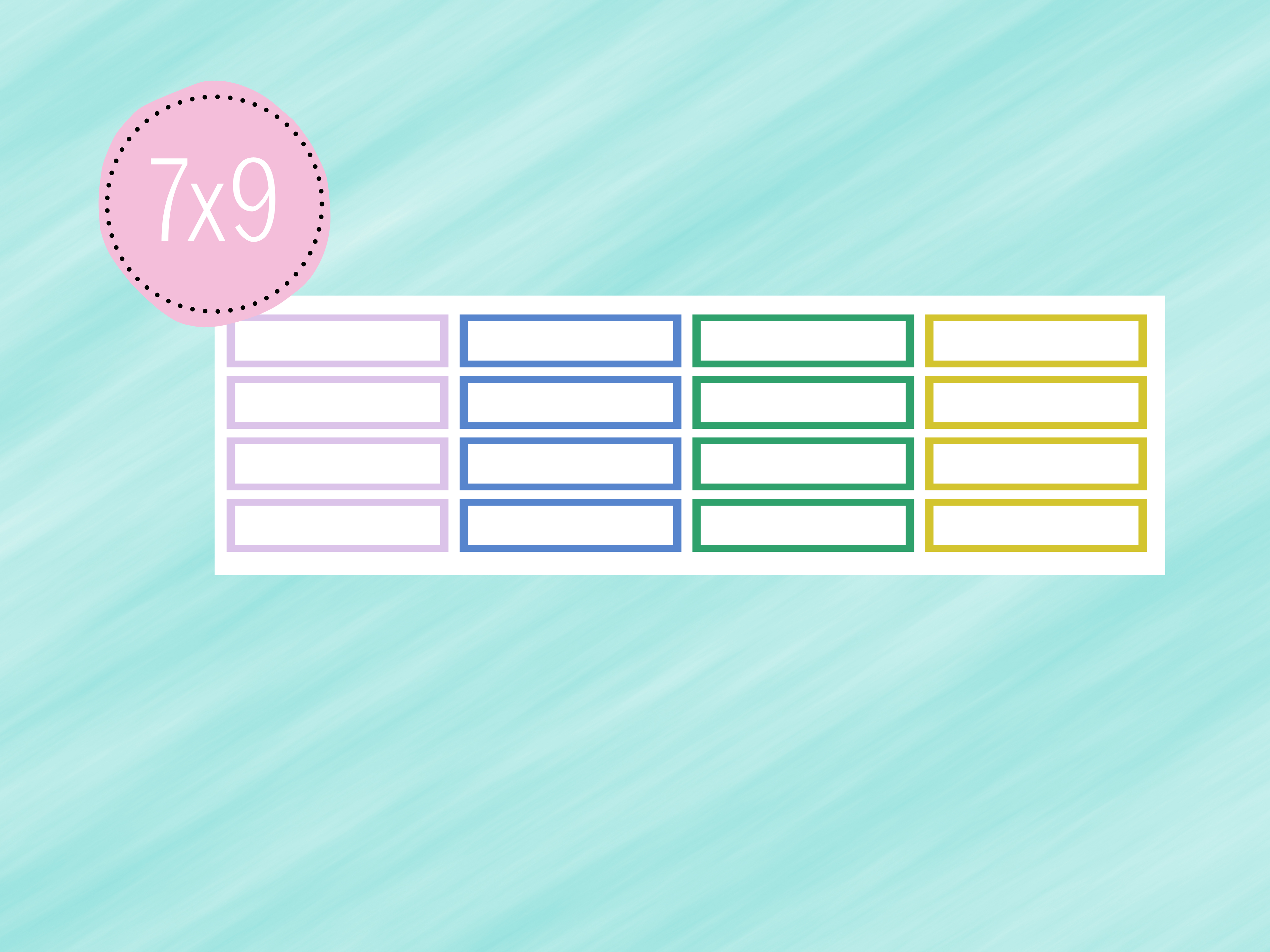 June Sticker #1 - Event Box Stickers