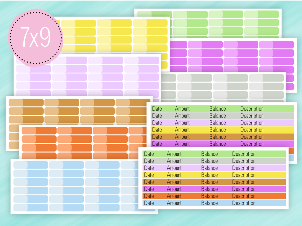 Spending Tracker Budget Kit