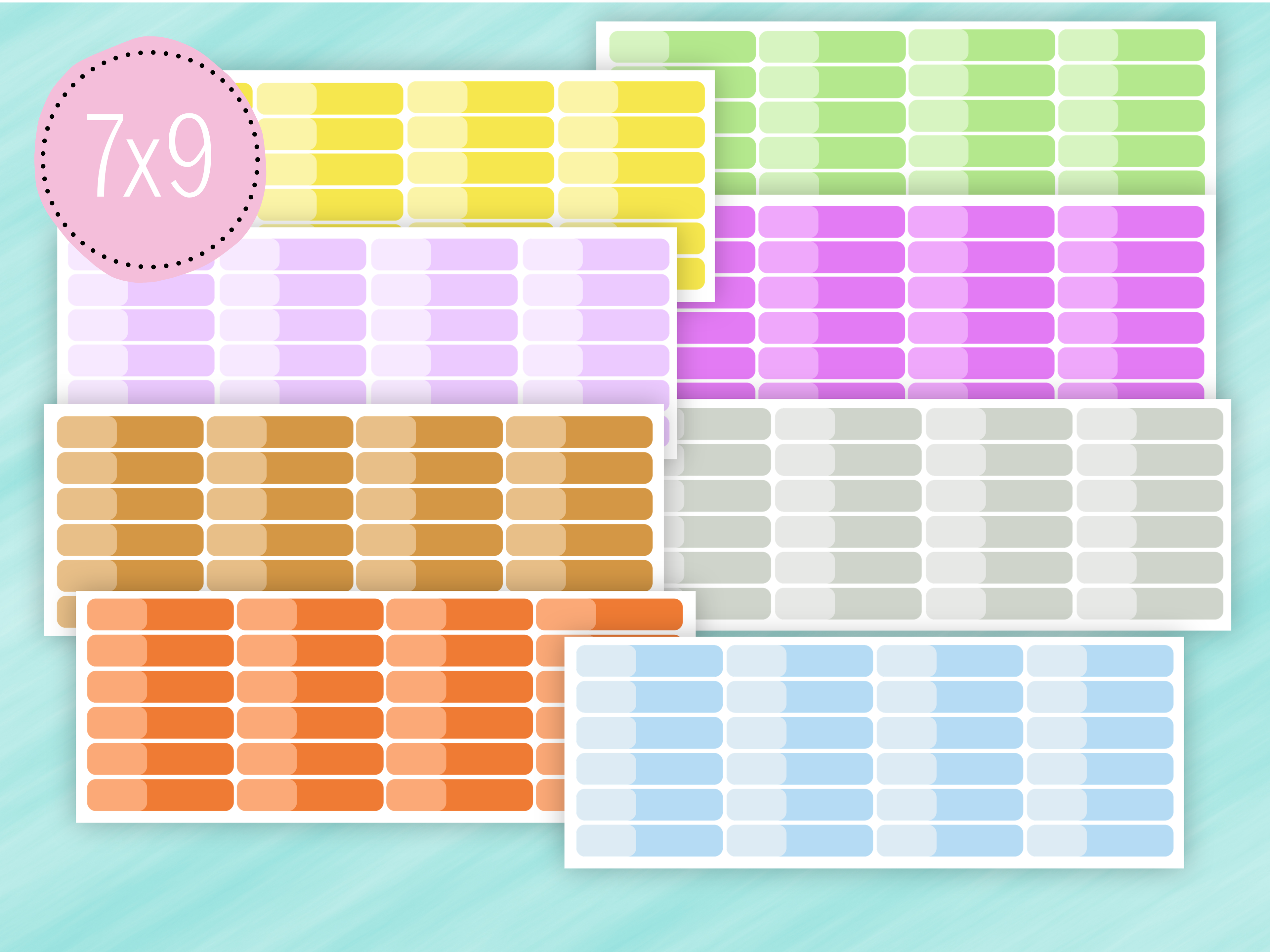 Spending Tracker Kit - Tracking Boxes
