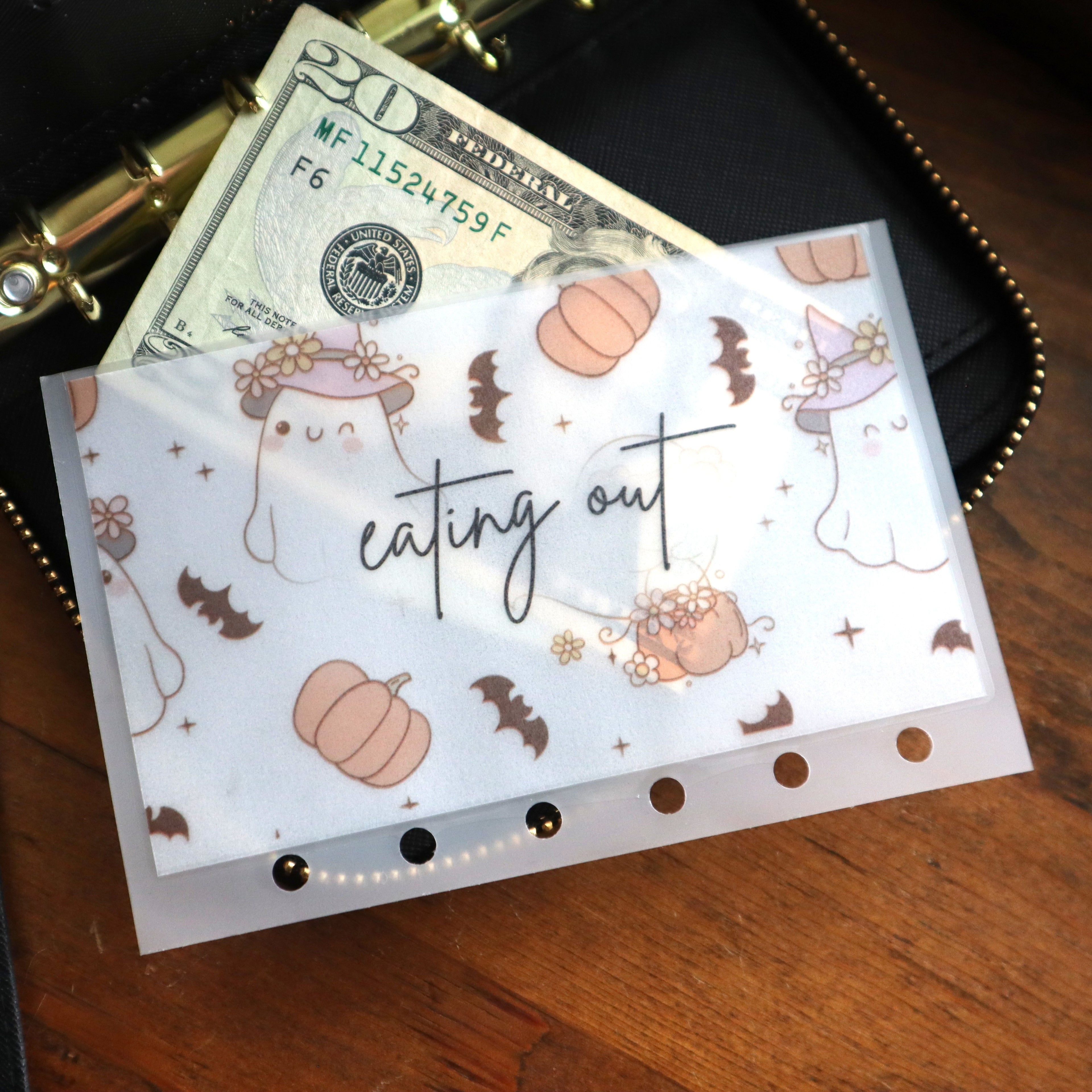 Halloween Ghost A7 Cash Envelopes