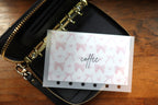 Pink Bow A6 Cash Envelopes