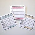 Teller Slip Reusable Cash Breakdown