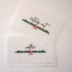 Christmas Garland A6 Cash Envelopes