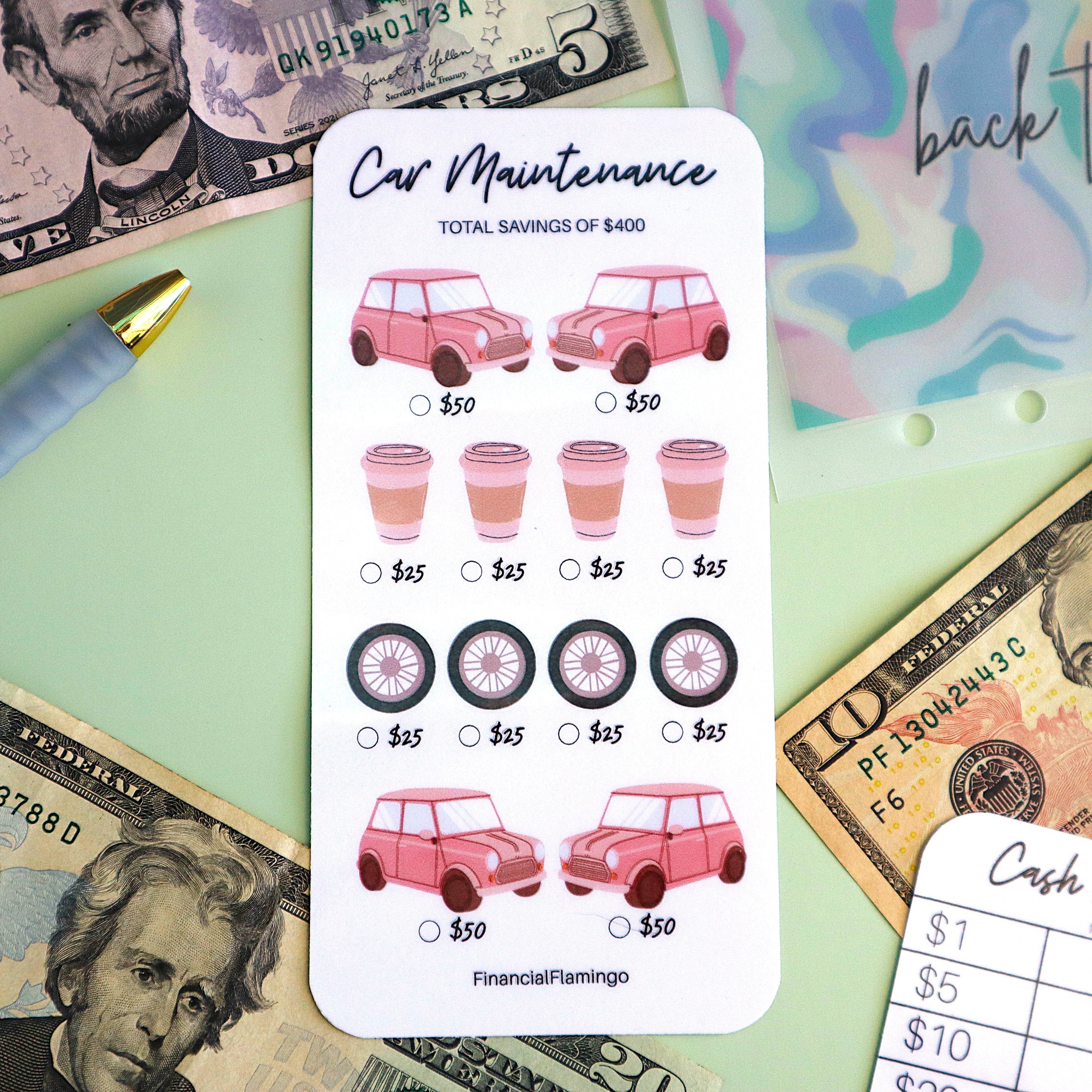 Car Maintenance Savings Challenge