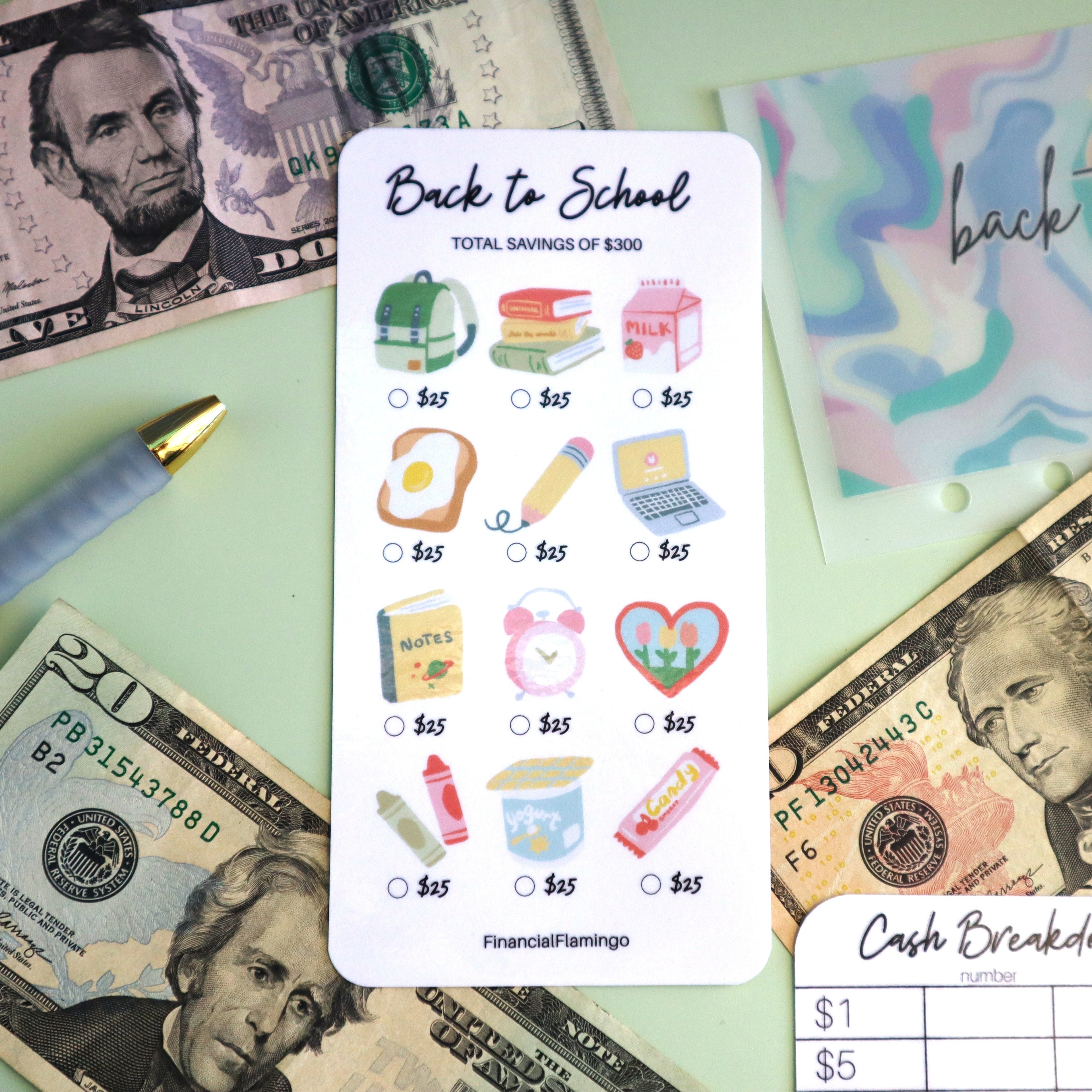 Back to School Savings Challenge