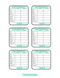 Teller Slip Cash Breakdown (Printable)