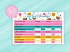 July Sticker #2 - Complete Paycheck Budget Kit