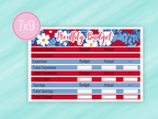 July Stickers #1 - Complete Monthly Budget Kit