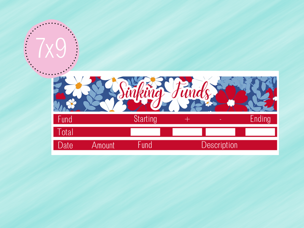 July Stickers #1 - Complete Paycheck Budget Kit