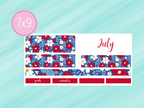July Stickers #1 - Complete Monthly Budget Kit