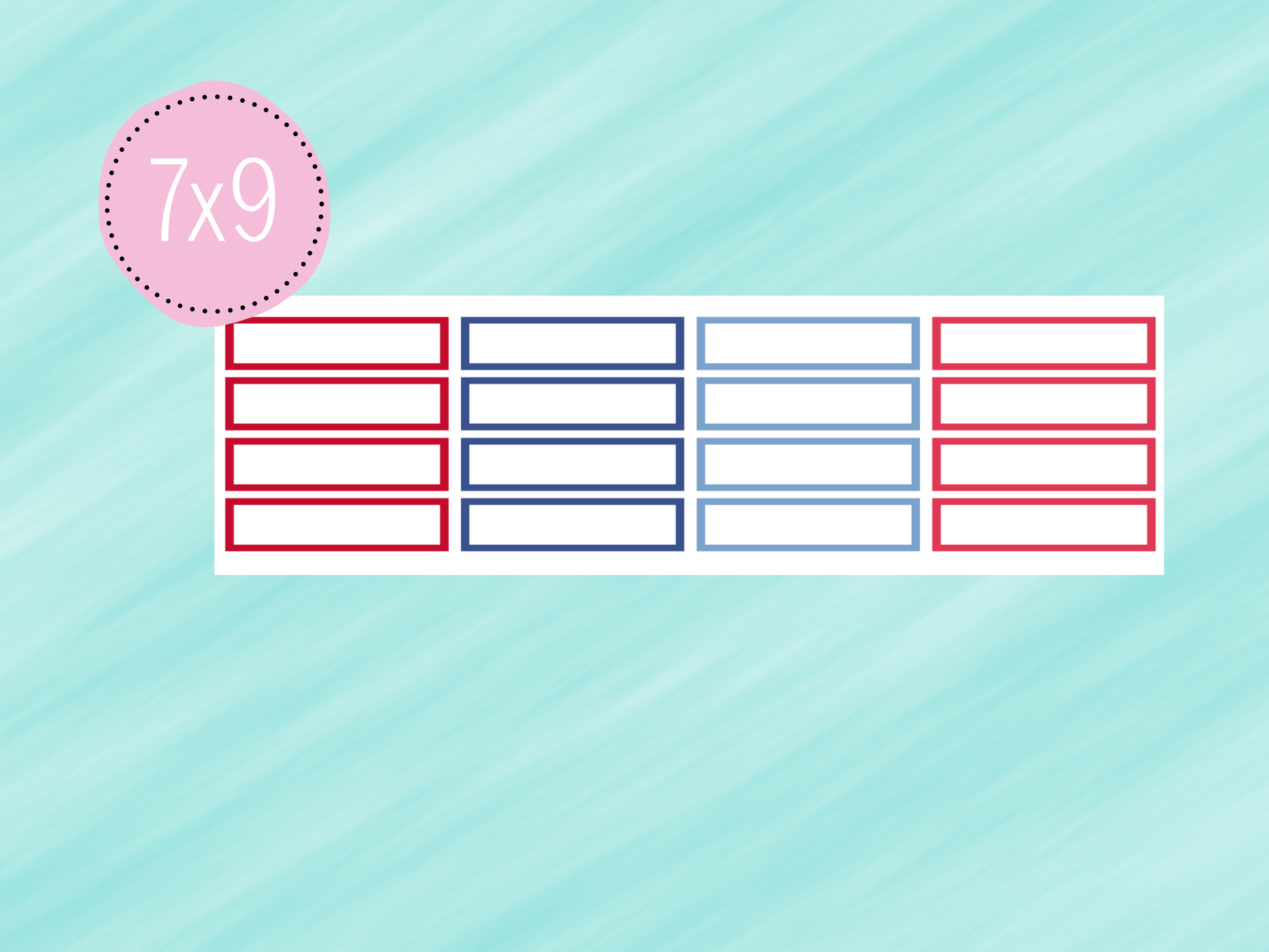 July Stickers #1 - Complete Monthly Budget Kit
