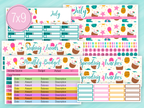 July Stickers #2 - Complete Monthly Budget Kit