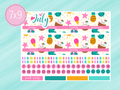 July Stickers #2 - Monthly Sheet