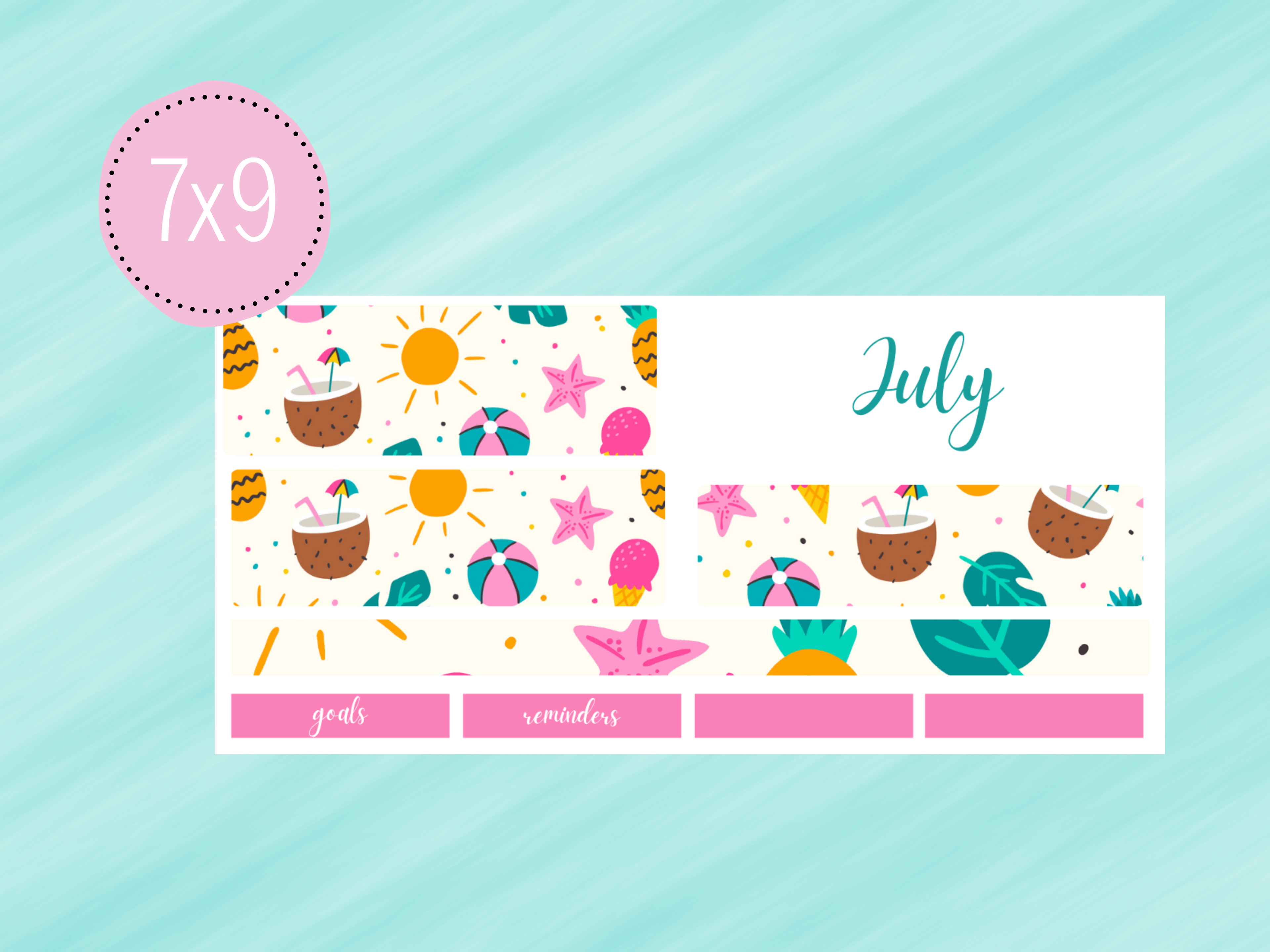 July Stickers #2 - Paycheck Budget Kit