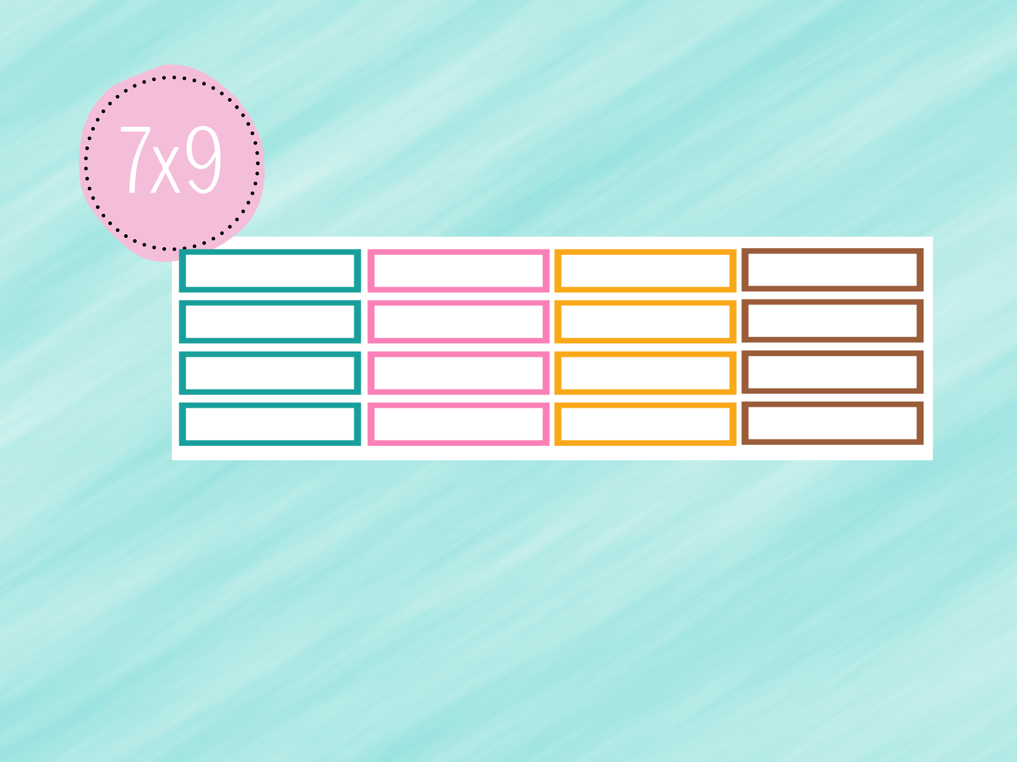 July Stickers #2 - Monthly Budget Kit