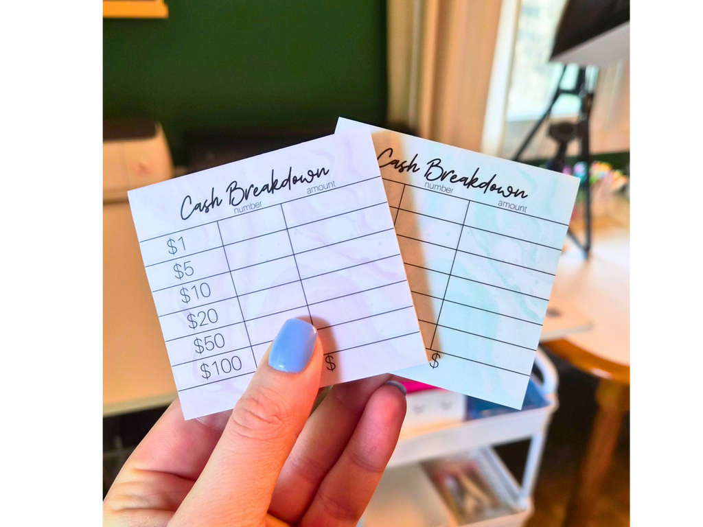 Teller Slip Sticky Notes