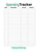 Spending Tracker {Printable}